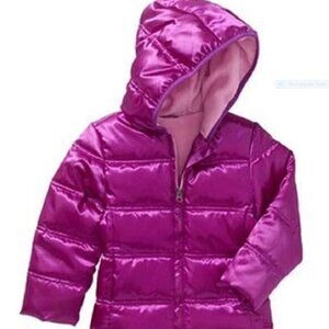 Healthtex Baby Girls Bubble Puffer Jacket, Orchid, size 24 months